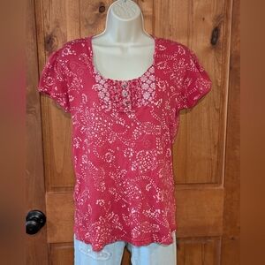 Columbia Pink‎ Patterned Women's Top